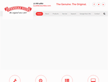 Tablet Screenshot of overheaddoorcolumbia.com